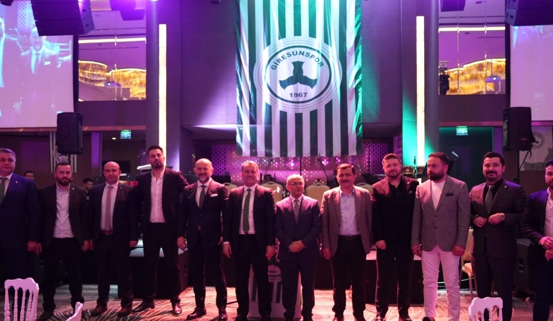 GİRESUN SPORA DESTEK GECESİ DÜZENLENDİ