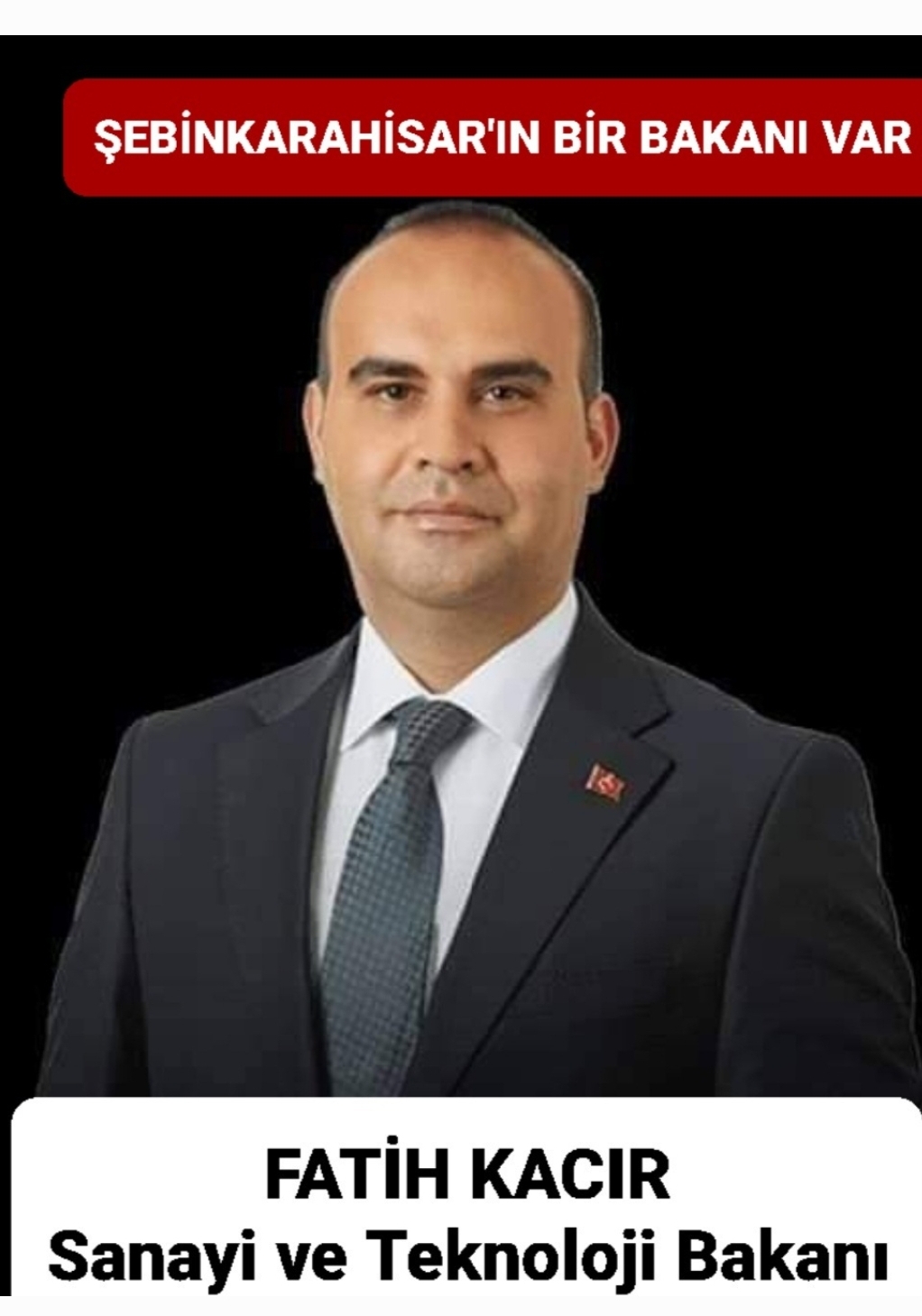 ŞEBİNKARAHİSARLI FATİH KACIR BAKAN OLDU