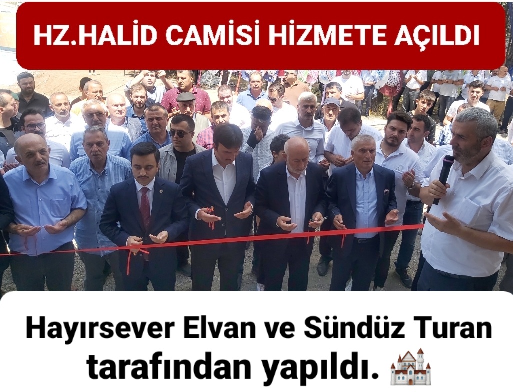 Şebinkarahisar da Hz.Halid Camisi Hizmete Girdi