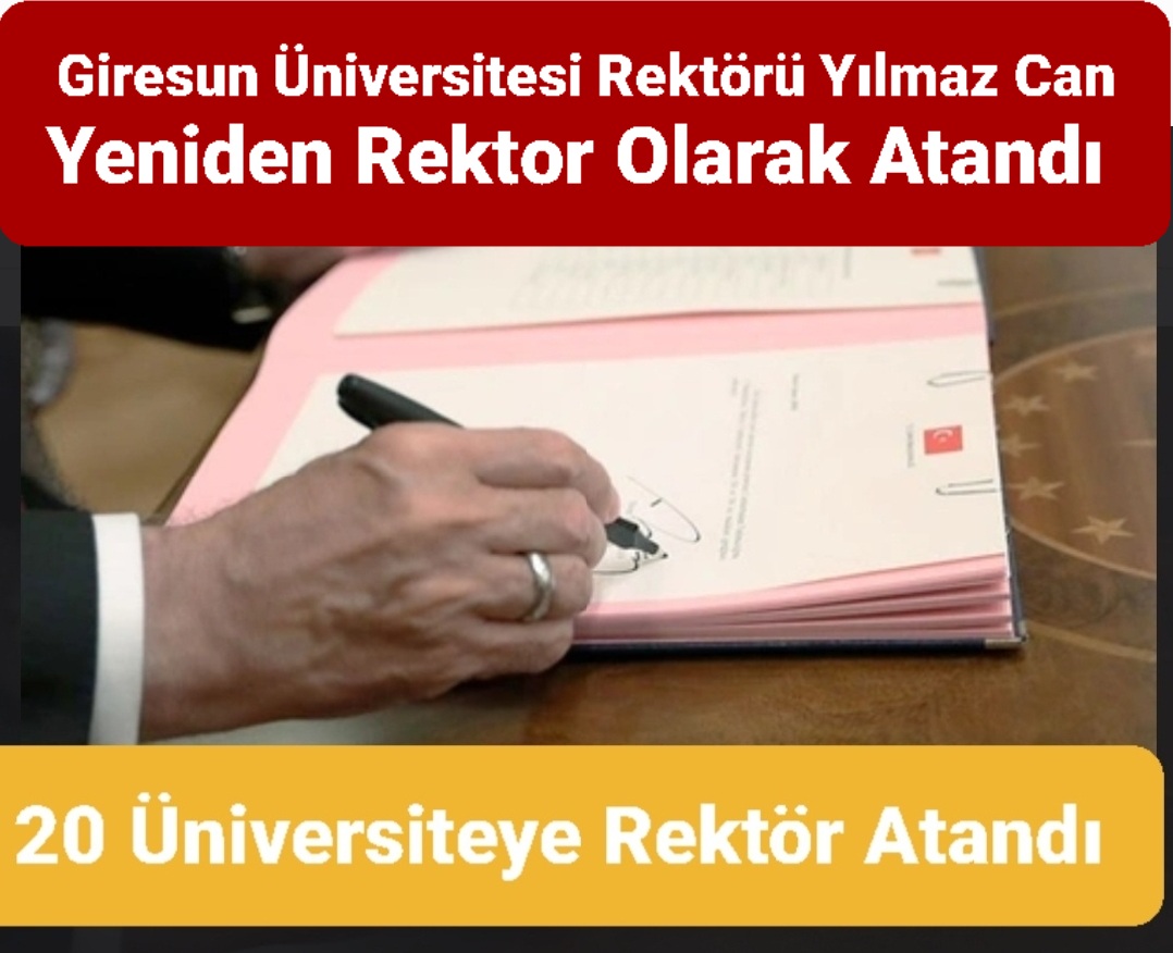 20 Üniversiteye Rektör Atandı 