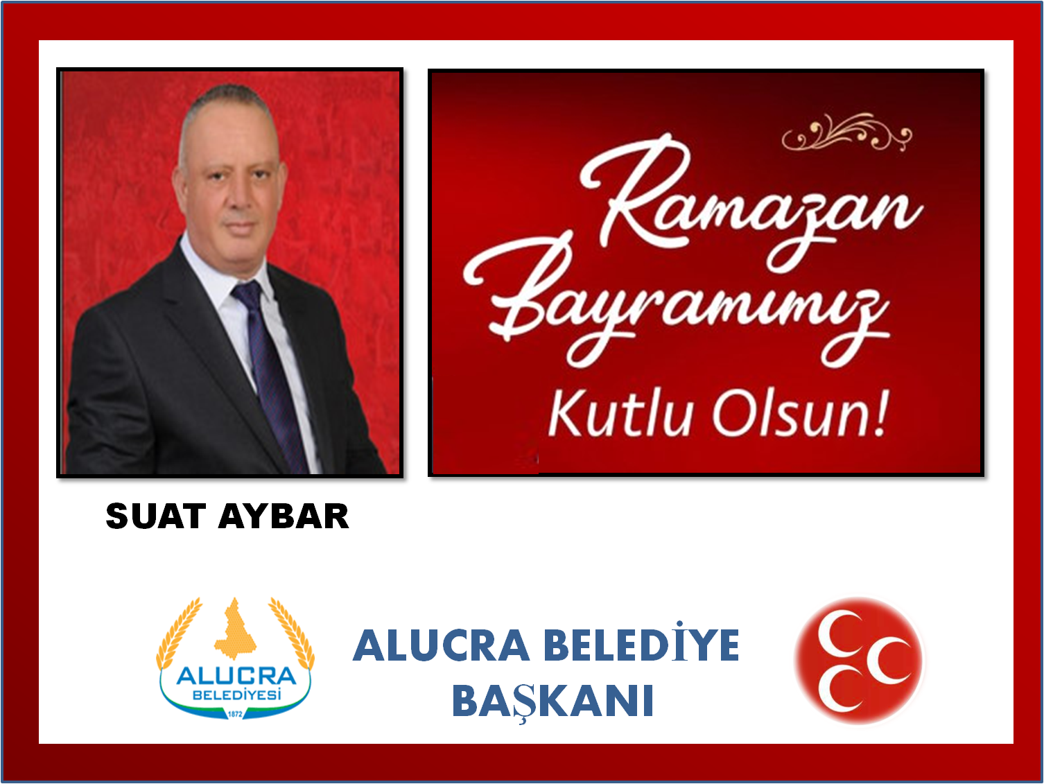 Alucra Belediye Başkanı Suat Aybar Tüm Halkın Bayramını Kutladı