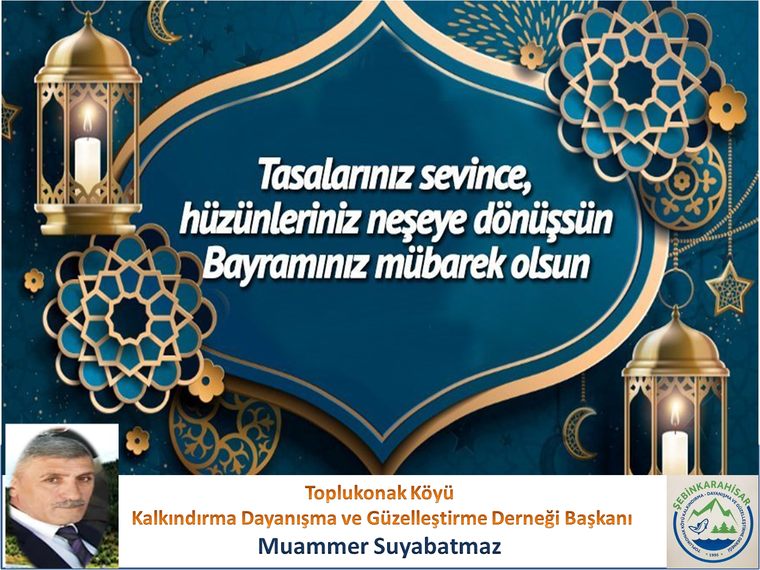 DERNEK BAŞKANI SUYABATMAZ BAYRAM MESAJI YAYINLADI