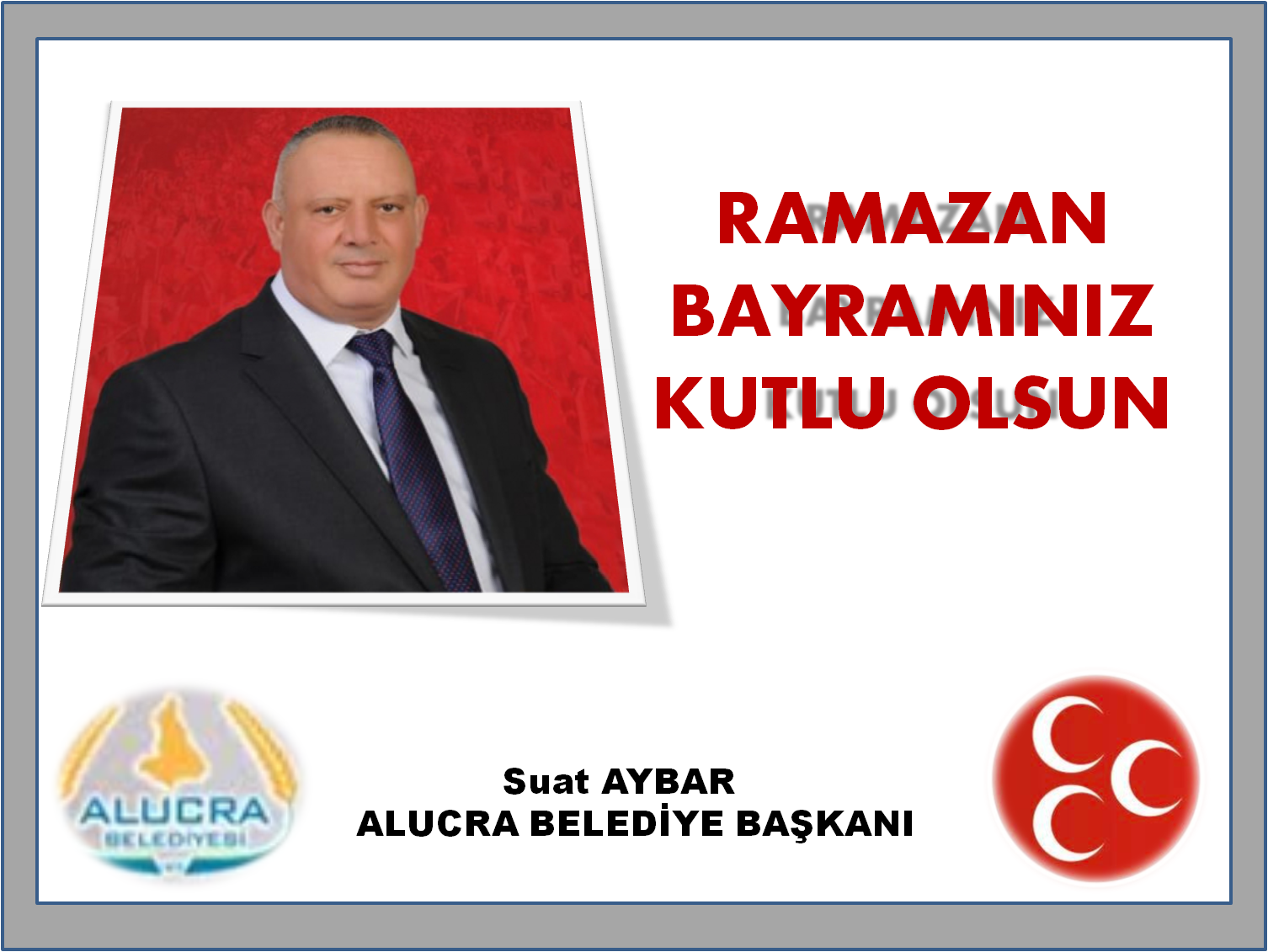 Alucra Belediye Başkanı Suat Aybar Bayram Mesajı Yayınladı