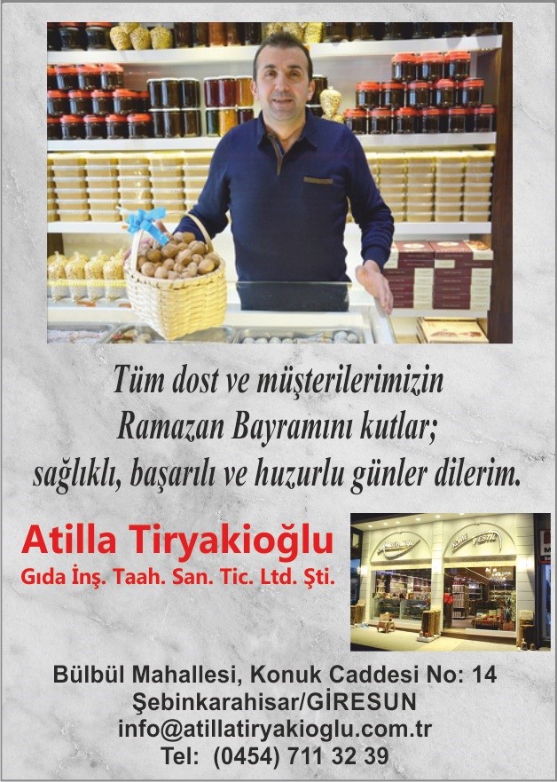 Tiryakioğlu Köme Pestil Tüm Halkın Bayramını Kutladı