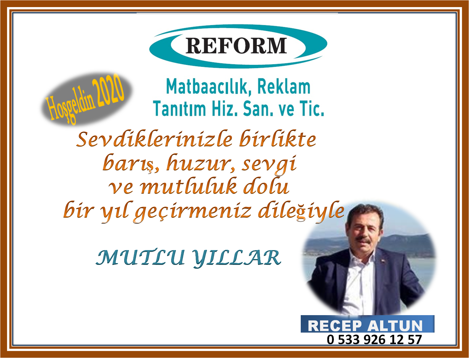 Reform Matbaa tüm halkın YENİ YILINI Kutladı