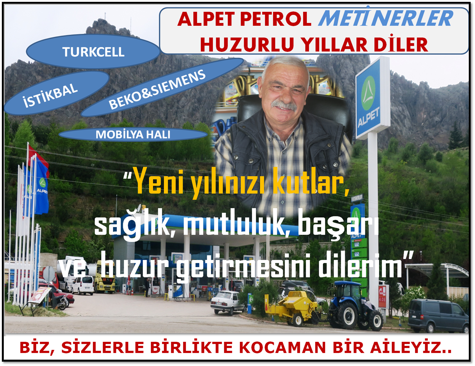METİNERLER TİCARET TÜM HALKIN YENİ YILINI KUTLADI