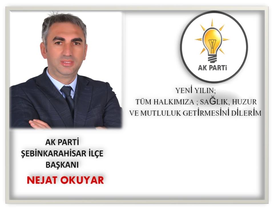 Şebinkarahisar AK PARTİ Mutlu Yıllar Diler